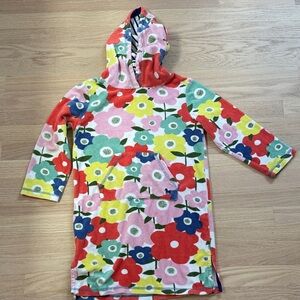 Mini Boden terry swim coverup